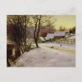 冬の朝 ポストカード (正面)