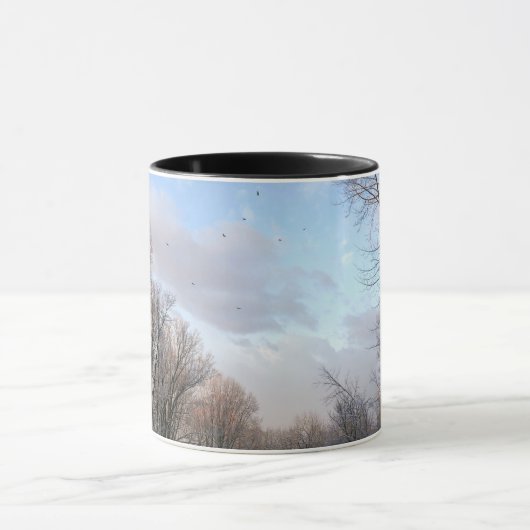 冬の朝 マグカップ (中央)
