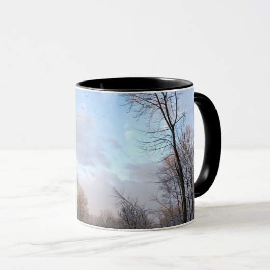 冬の朝 マグカップ (正面右)