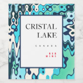 冬の朝 ワインラベル (シングルラベル)