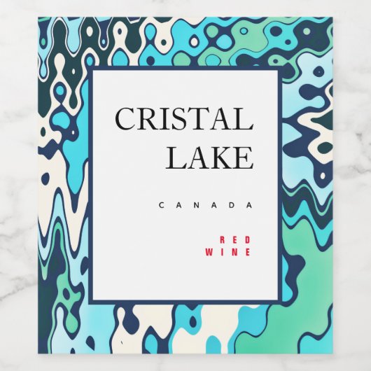 冬の朝 ワインラベル (シングルラベル)