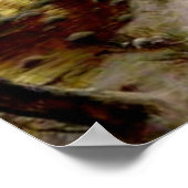 冬の朝、有名絵画な ポスター (角)