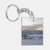 冬の朝#1 キーホルダー (正面左)