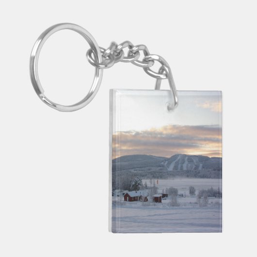 冬の朝#1 キーホルダー (正面左)