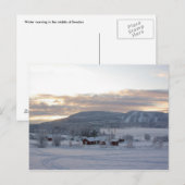 冬の朝#1 ポストカード (正面/裏面)