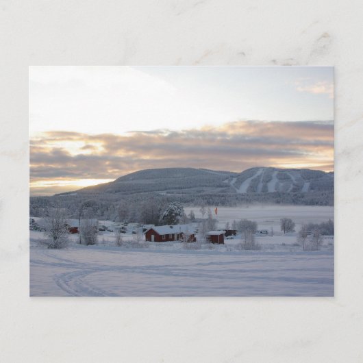 冬の朝#1 ポストカード (正面)