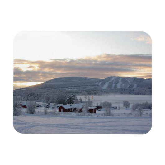 冬の朝#1 マグネット (横)