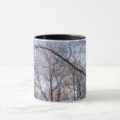 冬の朝 II 自然の風景 マグカップ (中央)