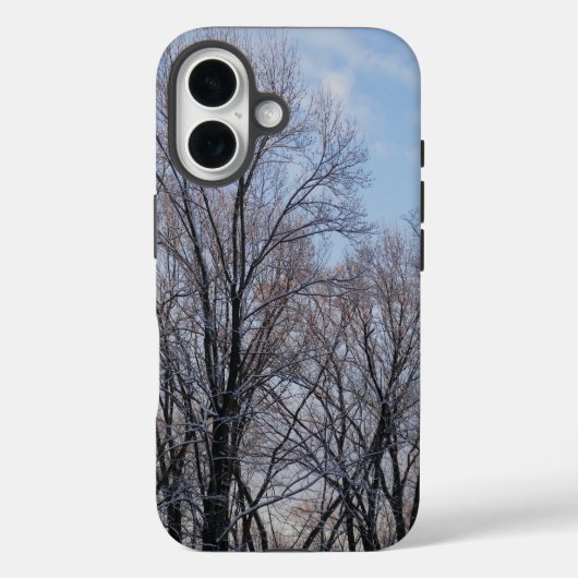 冬の朝 III 自然の風景 Case-Mate iPhoneケース (裏面)