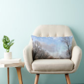 冬の朝I ランバークッション (椅子)