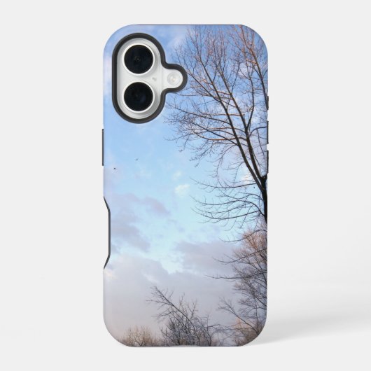 冬の朝I iPhone 16ケース (裏面)