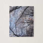 冬の朝II自然風景 ジグソーパズル (縦)