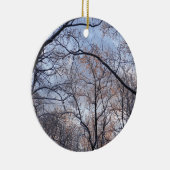冬の朝II自然風景 セラミックオーナメント (右)