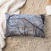 冬の朝II自然風景 ランバークッション (ブランケット)