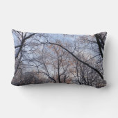 冬の朝II自然風景 ランバークッション (裏面)
