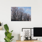 冬の朝III自然風景 ポスター (ホームオフィス)