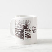 冬の朝Java MUG コーヒーマグカップ (正面左)