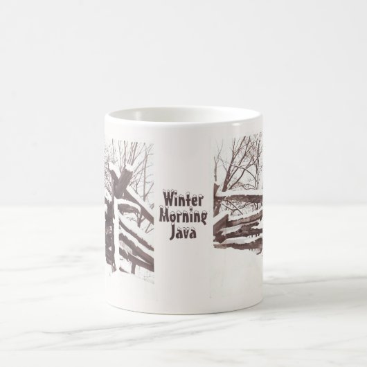 冬の朝Java MUG コーヒーマグカップ (中央)