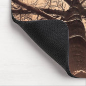 冬の木々が下に マウスパッド (コーナー)