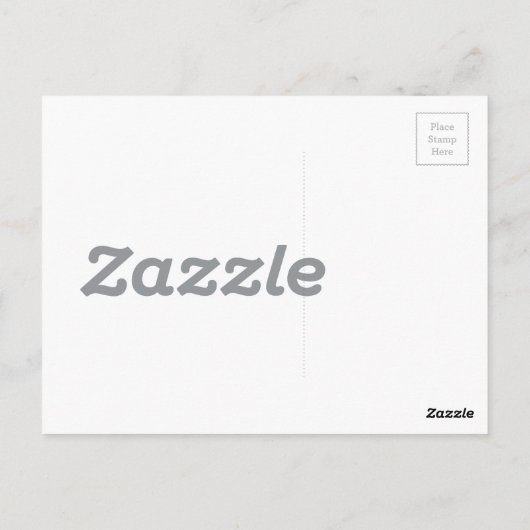 冬の木々の印象付きの日の出の風景 ポストカード (裏面)