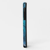 冬の木々 ターコイズ ティール ギャラクシー スカイ Case-Mate iPhoneケース (裏面/左)