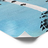 冬の木々"風景アクリル板 ポスター (コーナー)