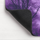 冬の木と空の紫のマウスパッド マウスパッド (コーナー)