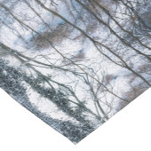 冬の木と雪の休日テーブルランナー ショートテーブルランナー (コーナー)