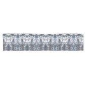 冬の木と雪の休日テーブルランナー ショートテーブルランナー (横)