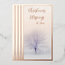 冬の木のカスタムクリスマス