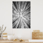 冬の木のシルエット#1 ポスター (キッチン)