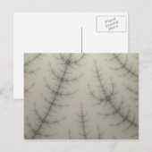 冬の木のフラクタル ポストカード (正面/裏面)