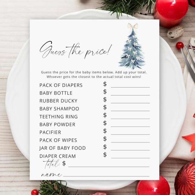 冬の木の価格ゲームを推測 (クリエイターアップロード済み)