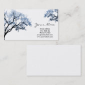 冬の木の名刺 名刺 (正面/裏面)