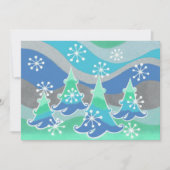 冬の木の招待 招待状 (正面)