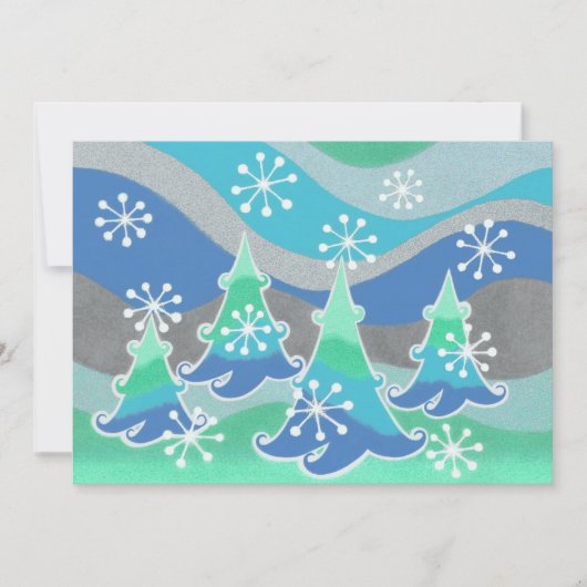 冬の木の招待 招待状 (正面)