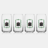 冬の木の枝の写真結婚の ガラス缶 (正面)