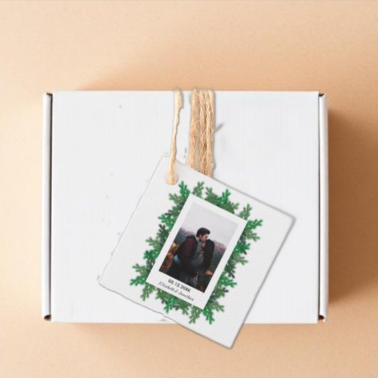 冬の木の枝の写真結婚の フェイバータグ