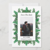 冬の木の枝写真 セーブザデート (正面)