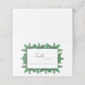 冬の木の枝結婚の プレイスカード (外部開封)