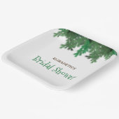 冬の木の枝 ブライダルシャワー ペーパープレート (傾斜あり)