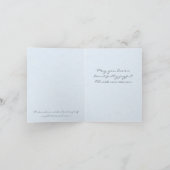 冬の木の風景アートノートカード シーズンカード (内部)