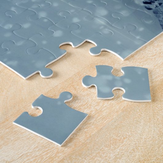 冬の木の風景 ジグソーパズル (側面)