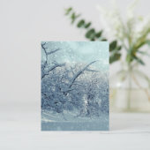 冬の木の風景 ポストカード (スタンド正面)