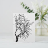 冬の木はがき ポストカード (スタンド正面)