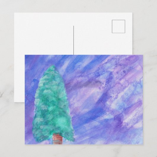 冬の木はがき ポストカード (正面/裏面)