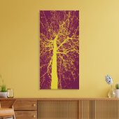 冬の木シルエット キャンバスプリント (インサイチュ (リビング))