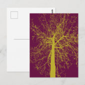 冬の木シルエット ポストカード (正面/裏面)