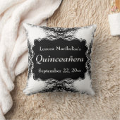 冬の木パターンキンセアニェラ クッション (ブランケット)