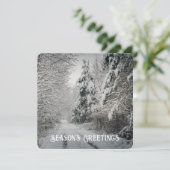 冬の木立の中の旅 シーズンカード (スタンド正面)